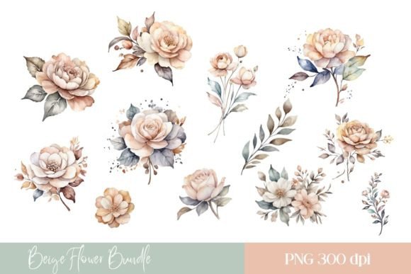 Beige Watercolor Flower Bundle: A Designer’s Honest Review for Real Client Projects
