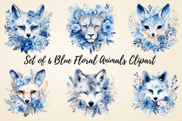 Blue Floral Animals Watercolor Clipart: A Designer’s Review for Real Client Projects