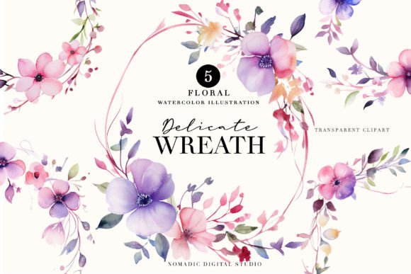 Soft, Elegant Floral Illustrations for Local Branding and Packaging