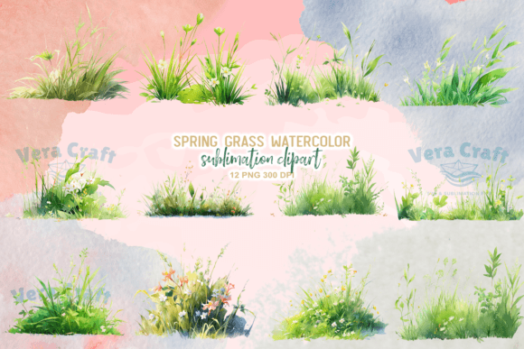 Spring Grass Watercolor Clipart: A Designer’s Real-World Review for Branding & Creative Projects