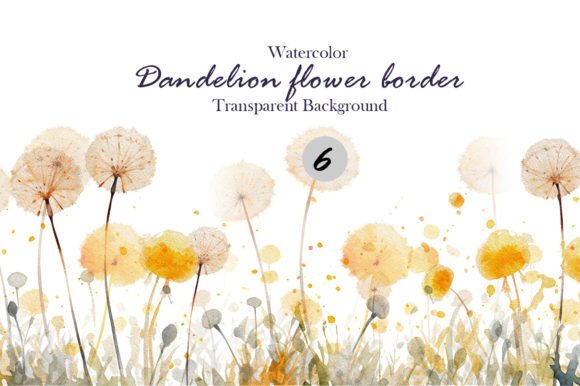 Watercolor Dandelion Wildflower Clipart Review