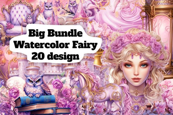 Watercolor Fairy Clipart Bundle: A Crafter’s Dream for Handmade Magic