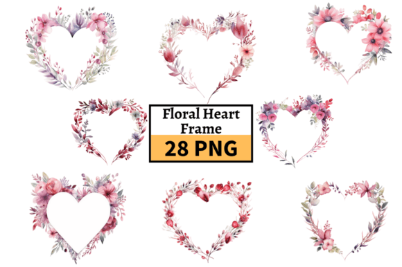 Watercolor Floral Heart Frame Clipart: A Designer’s Real-World Review