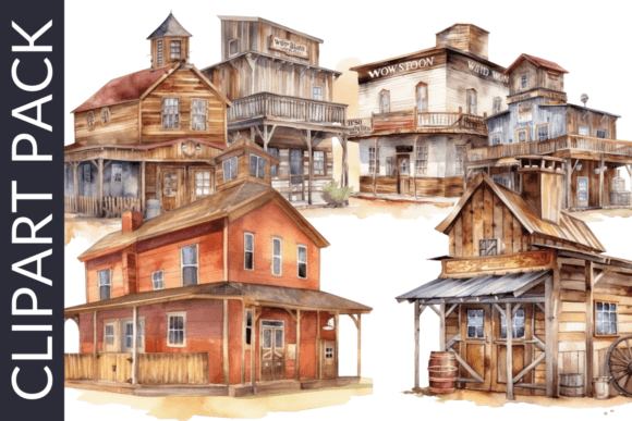 Wild West Saloon Watercolor Clipart: A Designer’s Real-Use Review